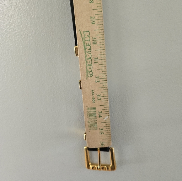 Vintage Elite Fresno California Black Gold Belt Large - Picture 9 of 10